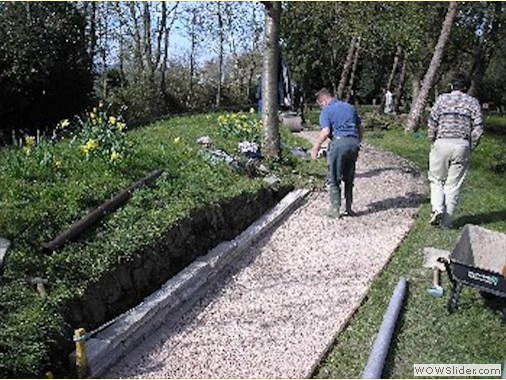 Admiring the Dry Stone Wall