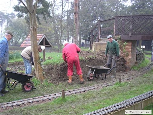 Removing the embankment