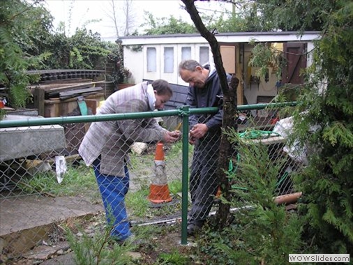 Works Corner fencing